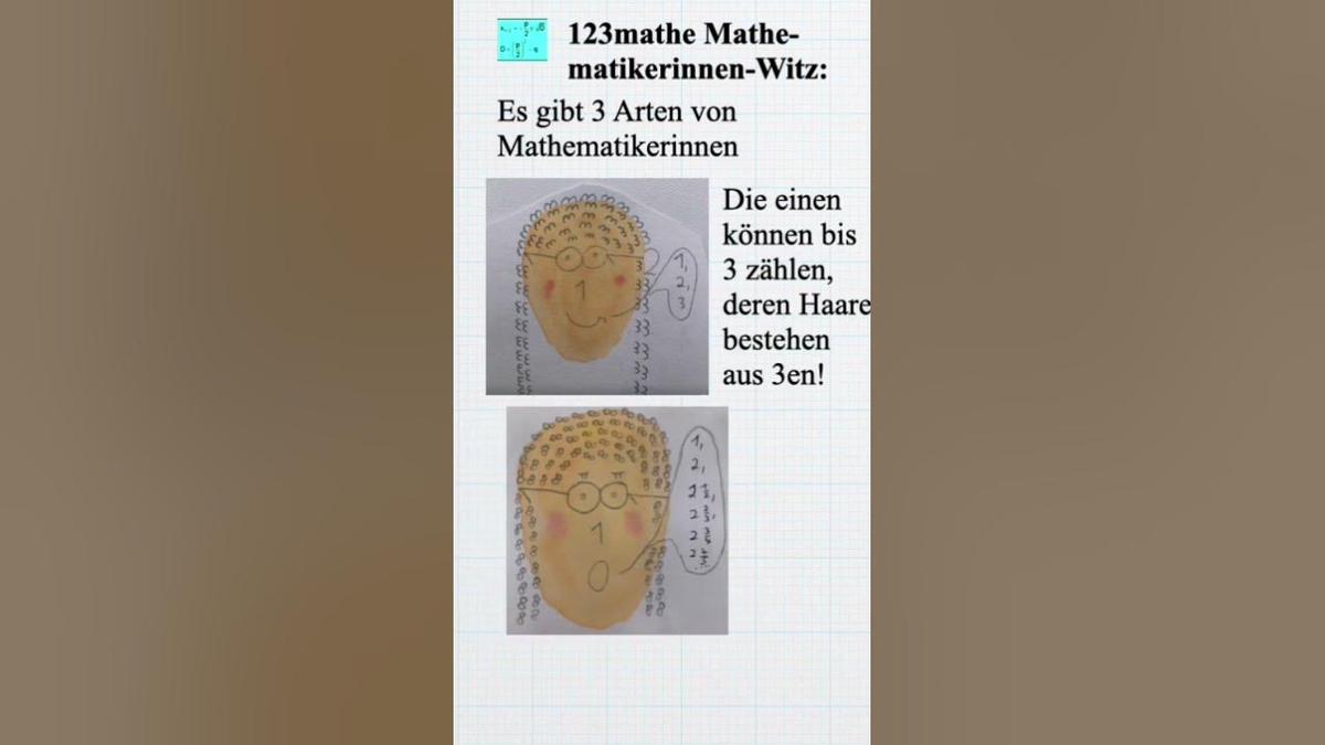 'Video thumbnail for Witz Mathematikerinnen #shorts'