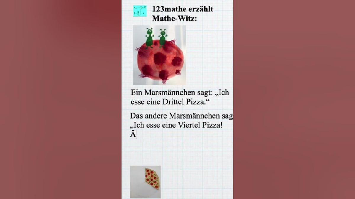 'Video thumbnail for Mathe Witz ein Viertel #shorts'